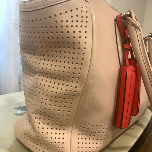 COACH Legacy Candace  perforated leather Carryall NWOT - Picture 7 of 11